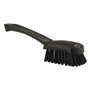 Dish brush With Short Helve Polyester Fiber, Hard 270x70x85mm Black