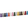 Set Nozzels (grijs Zwart Beige Rood Wit Blauw Huid Groen Oranje Bruin Geel Aqua Lila En Roze) -Horecavoordeel.com-