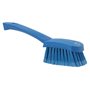 Dish brush With Short Helve Polyester Fiber, Switht, Cloven 270x70x85mm Blue