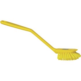 Dishwashing brush Polyester Fiber, Medium 280x60x55mm Yellow