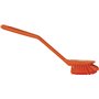 Dishwashing brush Polyester Fiber, Medium 280x60x55mm Orange