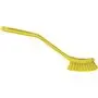 Smalle Medium Vaatwas borstel Met Polyester Vezels 290x25x65mm Geel -Horecavoordeel.com-