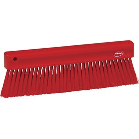 Zachte Poederveger - Bakkersborstel Met Polyester Vezels 300x31x100mm Rood -Horecavoordeel.com-