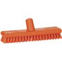 Tough Floor brush With Water supply Polyester Fiber, Hard 270x75x95mm Fiber length Ca. 30mm Orange