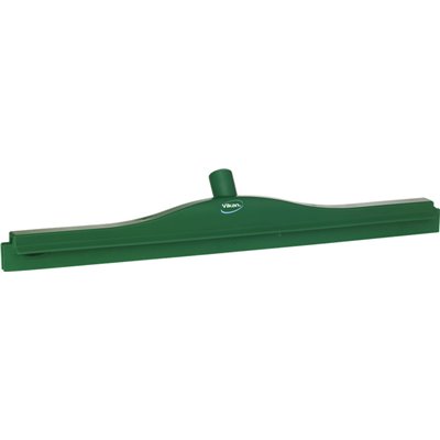 Full Colour Hygiene Floor wiper, Fixed Nek Polypropylene, Tpe Rubber 60cm Wide Green