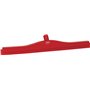 Full Colour Hygiene Floor wiper, Fixed Nek Polypropylene, Tpe Rubber 60cm Wide Red