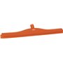 Full Colour Hygiene Floor wiper, Fixed Nek Polypropylene, Tpe Rubber 60cm Wide Orange