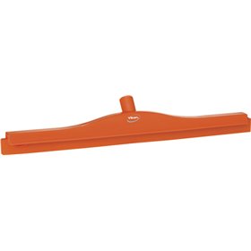 Full Colour Hygiëne Vloertrekker Met Vaste Polypropyleen Nek En Tpe Rubber 60cm Breed Oranje -Horecavoordeel.com-