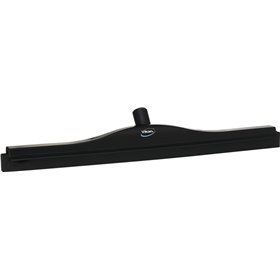 Full Colour Hygiene Floor wiper, Fixed Nek Polypropylene, Tpe Rubber 60cm Wide Black