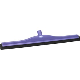 Classic Floor wiper, Fixed Nek Polypropylene, Black Foam rubber Cassette 60cm Wide Purple