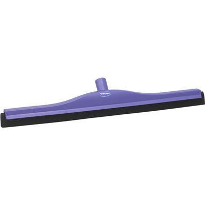 Classic Floor wiper, Fixed Nek Polypropylene, Black Foam rubber Cassette 60cm Wide Purple