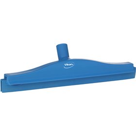 Full Colour Hygiëne Vloertrekker Met Flexibele Polypropyleen Nek En Tpe Rubber 40cm Breed Blauw -Horecavoordeel.com-