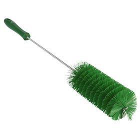 Pipe Brush With Handle and Polyester Fibers ø60x510mm, Medium Green