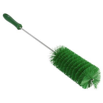 Pipe Brush With Handle and Polyester Fibers ø60x510mm, Medium Green