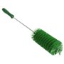 Pipe Brush With Handle and Polyester Fibers ø60x510mm, Medium Green