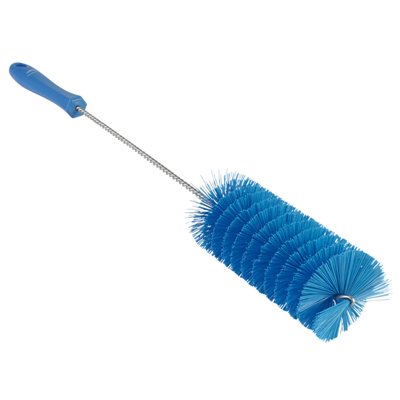 Pipe Brush With Handle and Polyester Fibers ø60x510mm, Medium Blue