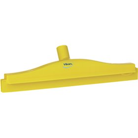 Full Colour Hygiene Floor wiper,Flexible Neck Polypropylene, Tpe Rubber 40cm Wide Yellow