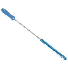 Pipe Brush With Handle and Polyester Fibers ø10x480mm, Hard Blue