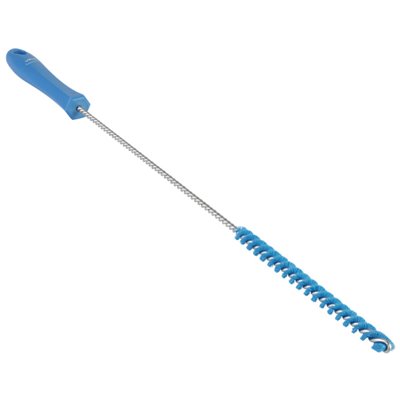 Pipe Brush With Handle and Polyester Fibers ø10x480mm, Hard Blue