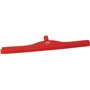 Full Colour Hygiene Floor wiper, Fixed Nek Polypropylene, Tpe Rubber 70cm Wide Red