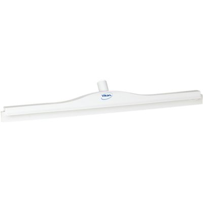 Full Colour Hygiene Floor wiper, Fixed Nek Polypropylene, Tpe Rubber 70cm Wide White