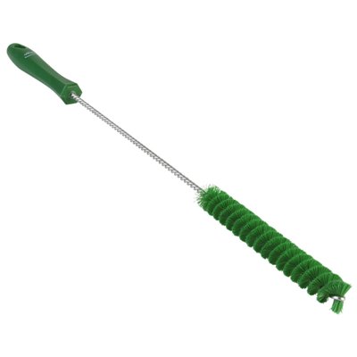 Pipe Brush With Handle and Polyester Fibers ø20x500mm, Medium Green