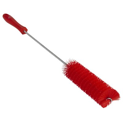 Pipe Brush With Handle and Polyester Fibers ø40x510mm, Hard Red