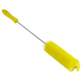 Pipe Brush With Handle and Polyester Fibers ø40x510mm, Hard Yellow