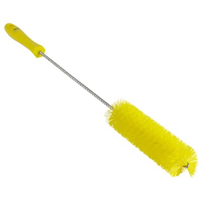 Pipe Brush With Handle and Polyester Fibers ø40x510mm, Hard Yellow