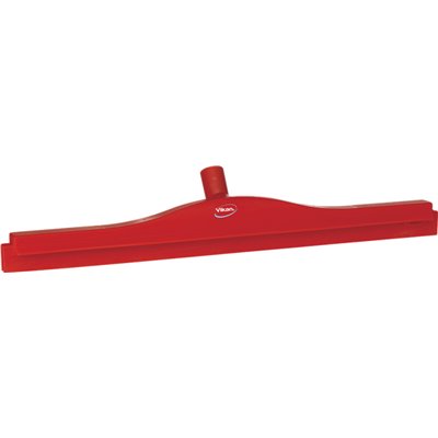 Full Colour Hygiëne Vloertrekker Met Flexibele Polypropyleen Nek En Tpe Rubber 60cm Breed Rood -Horecavoordeel.com-