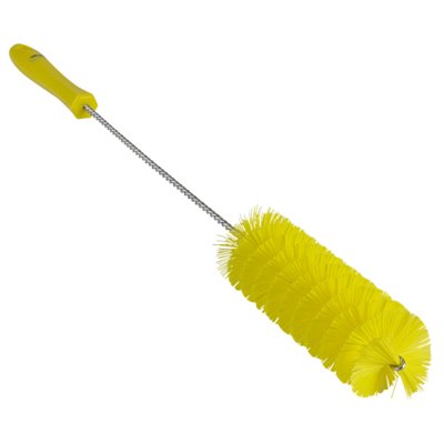 Pipe Brush With Handle and Polyester Fibers ø50x510mm, Medium Yellow