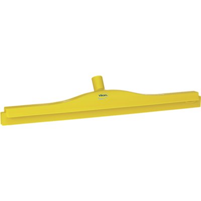 Full Colour Hygiene Floor wiper,Flexible Neck Polypropylene, Tpe Rubber 60cm Wide Yellow