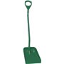 Ergonomic Shovel Tall Helve, Large Blade Polypropylene Height 1310mm Large 380x340x90mm Green