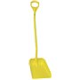 Ergonomic Shovel Tall Helve, Large Blade Polypropylene Height 1310mm Large 380x340x90mm Yellow