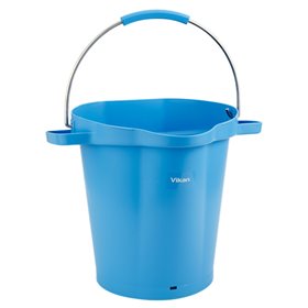 Bucket 20 Liter Polypropylene and Stainless steel 380x470x470mm Also see Bucket Lid 5693 Blue