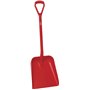 Lightweight Shovel D-handle, Short Helve Polypropylene Height 1035mm Large Deep Blade (379x345x90mm) Red