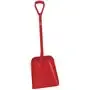 Lightweight Shovel D-handle, Short Helve Polypropylene Height 1035mm Large Deep Blade (379x345x90mm) Red