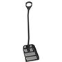 Ergonomic Leaking shovel Tall Helve Polypropylene Height 1305mm 380x340x90mm Black