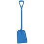 Lightweight Shovel D-handle, Short Helve Polypropylene Height 1040mm Standard Blade (327x271x50mm) Blue