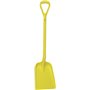 Lightweight Shovel D-handle, Short Helve Polypropylene Height 1040mm Standard Blade (327x271x50mm) Yellow