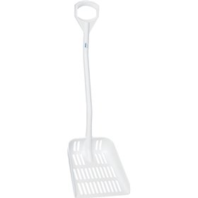 Ergonomic Leaking shovel Polypropylene Height 1145mm 380x340x90mm White