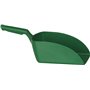 Straight Hand shovel, Big, 2 Liter Polypropylene 160x370x130mm Green