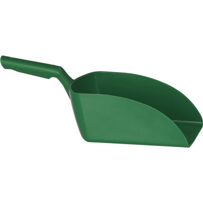 Straight Hand shovel, Big, 2 Liter Polypropylene 160x370x130mm Green