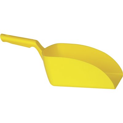 Straight Hand shovel, Big, 2 Liter Polypropylene 160x370x130mm Yellow