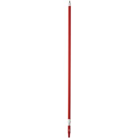 Ergonomic Telescopic Helve With Water throughput, Nipple With Nipple For Quick Coupler Red