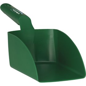 Straight Hand shovel, Medium, 1 Liter Polypropylene 340x120x110mm Green