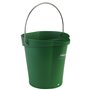 Bucket 6 Liter Polypropylene and Stainless steel 260x270x258mm Also see Bucket Lid 5689 and Wall holder 16200 Green