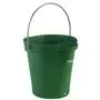 Emmer 6 Liter Van Polypropyleen En Roestvrij Staal 260x270x258mm Groen -Horecavoordeel.com-