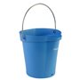 Bucket 6 Liter Polypropylene and Stainless steel 260x270x258mm Also see Bucket Lid 5689 and Wall holder 16200 Blue