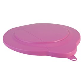 Emmerdeksel Voor 6 Liter Emmer Polypropyleen 295x250x20mm Roze -Horecavoordeel.com-